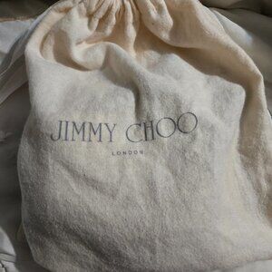 Jimmy Choo Black Slingback Peeptoe Heels Size 8.5